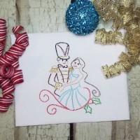 Nutcracker Dancers Machine Embroidery Design